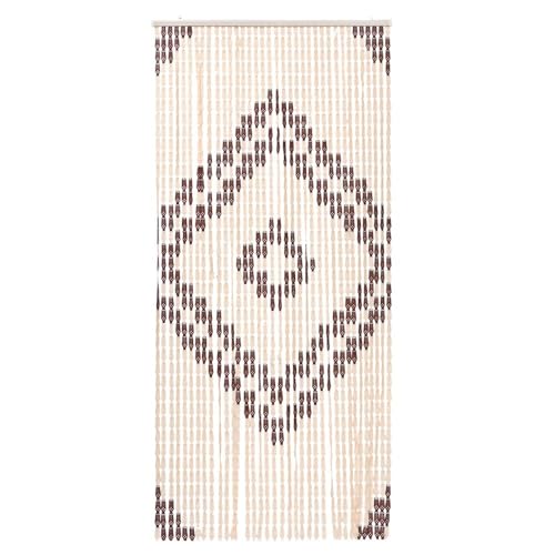 emmevi Tenda Piastrine Pvc Etnica Finestra Porta Entrata Interno Esterno Zanzariera Antimosche 100x220 (B)