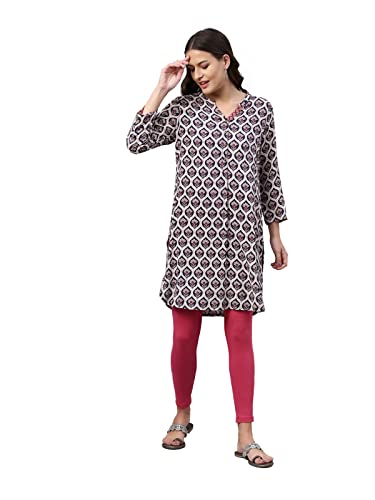 Image of GO COLORS Women Slim Cotton Leggings