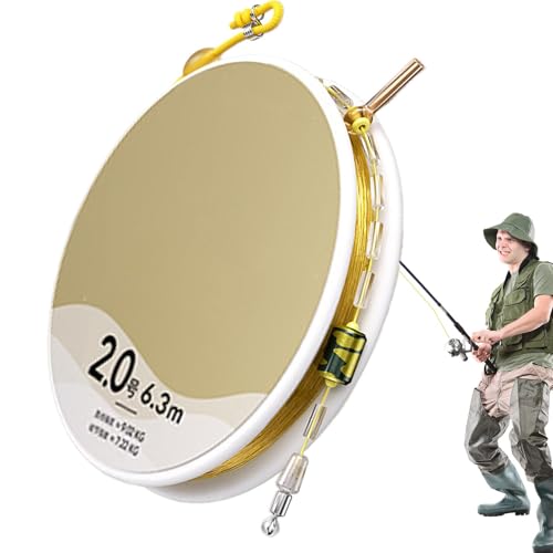 Hilo de pesca monofilamento | Fishing String String Strici Splice Leader String | Stand y lágrimas la cuerda de nylon trenzado de pesca de hielo para adultos, hombres, novio