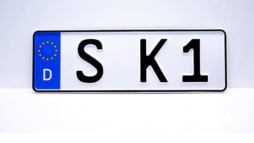Schilderkröten KFZ-Kennzeichen 520x110mm für Auto und Fahrradträger (340 x 110 mm)