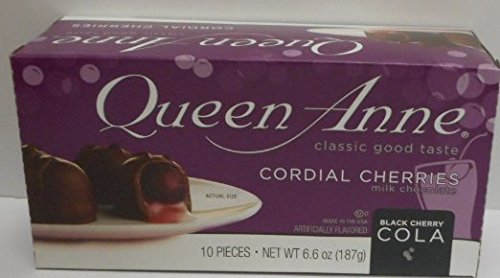 Queen Anne Black Cherry Cola Milk Chocolate Covered cordial Cherries (10 Piece)