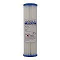 Hydronix SPC-25-1010 Universal Whole House Sediment Pleated Water Filter, Washable and Reusable, 2.5" x 10" - 10 Micron