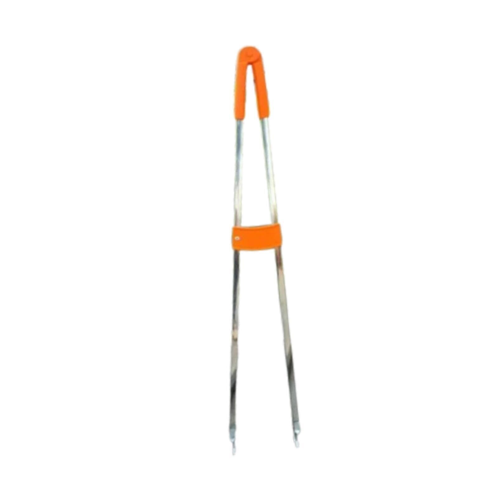 Pinza Raccogli Oggetti Resistente 2 Pezzi di Pinza E in Acciaio Inossidabile con Morsetto Resistenza Pinza Antiscivolo(Type A)