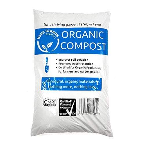 Blue Ribbon Organics OMRI Certified Organic Compost Size: 35-Pound Bag