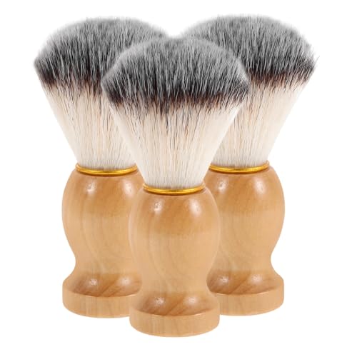 Didiseaon Men's Hair Salon Shaving Brush Facial Cleaning Brush Soft Bristle for Men Small Portable Barber Tool Grooming Supply