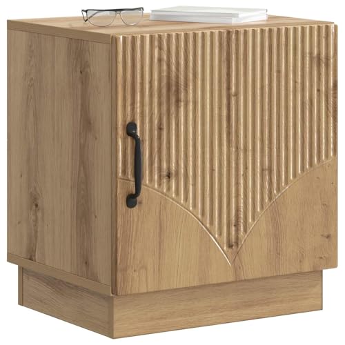 Table d'appoint fine bois et métal pour chambre à coucher - 2