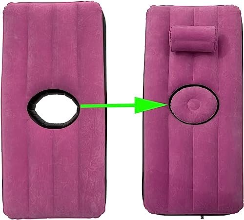 BBL Post Surgery Supplies BBL Bed Pillow After Surgery Brazilian Butt Lift Recovery Bed with Air Pump Brazilian Butt Lift Bed with Hole (Pink)