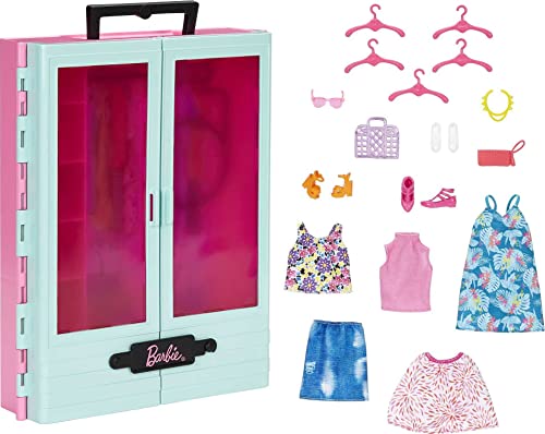 Barbie Closet with 3 Outfits