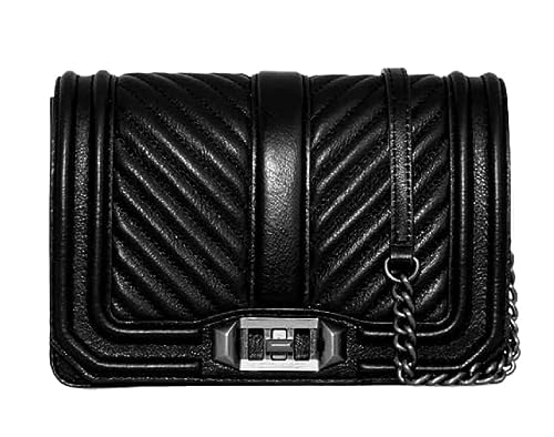 Image of Rebecca Minkoff Women's Chevron Quilted Love Crossbody Bag