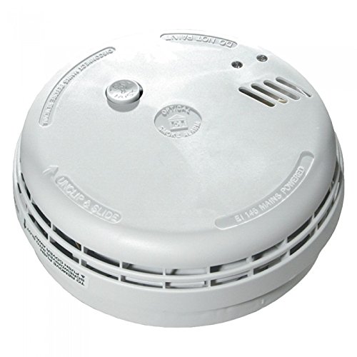 Aico EI146e Set of 2 Mains Hard Wired Smoke Alarms with 9V Battery Back