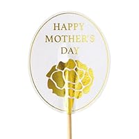 Amazon｜ヘッズ フラワーピック 5.5×6.8(全長51)cm ゴールド 10本 母の