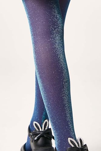 Image of Conte Holiday 50 Den - Fantasy Elegant Tights For Girls with pearlescent lurex shine - 4yr. 6yr. 8yr. 10yr. (20С-201СП)