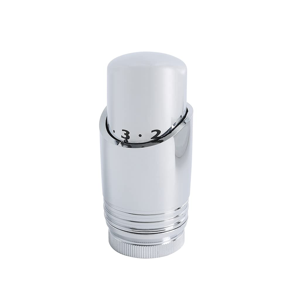 Milano Thermostatic Radiator Valve Head - Chrome