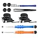 Produktbild Younik 3D Ersatz Joystick Analog Thumb Stick für Nintendo Switch Joy-Con Controller mit 4 Thumbstick-Kappen, Tri-Wing & Kreuzschlitz-Schraubendreher und Reparaturwerkzeug