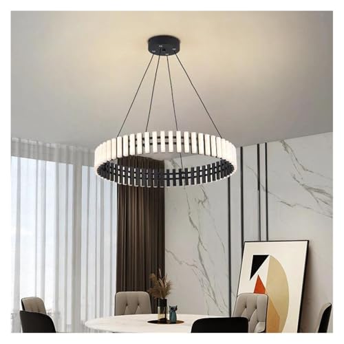 Lustre de salon rond pour illuminer vos dîners autour de la table à manger