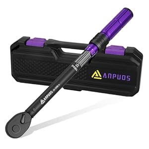 ANPUDS Llave DinamomÃ©trica 1/2″, 20-220 Nm Llave Dinamometrica Coche con Cabeza de Carraca Reversible de 72 Dientes, PrecisiÃ³n Â±3% Llave DinamomÃ©trica para Reparaciones de Moto, Coche, CamiÃ³n