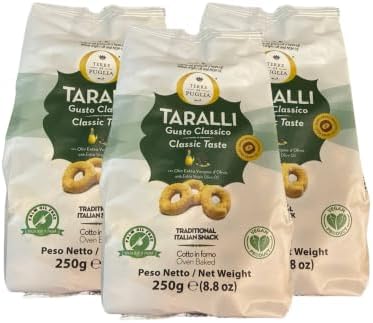 Terre Di Puglia、Taralli Classic、8.5オンス (3個パック)