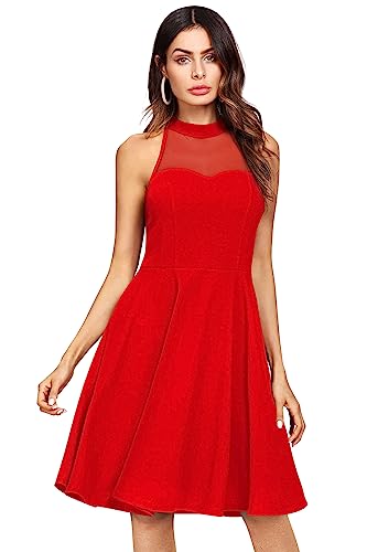 Image of ILLI LONDON Women's A-LINE MESH Knee Length Dress