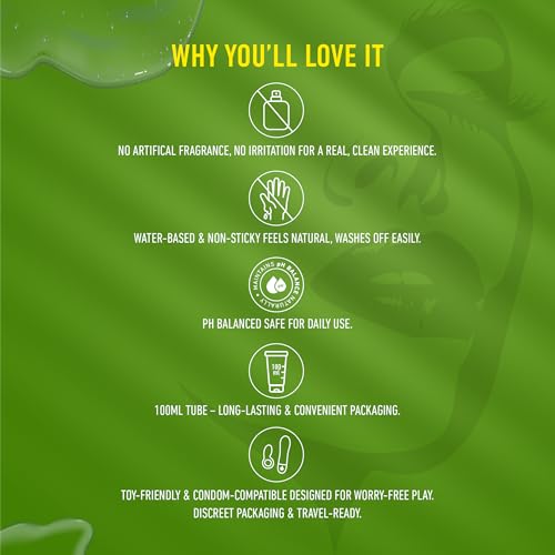 Image of Svish Water Based Edible Natural Lubricant - 100ml | Intimate Gel for Smooth & Long-Lasting Comfort | Safe, Non-Sticky & pH Balanced | Ideal for Couples