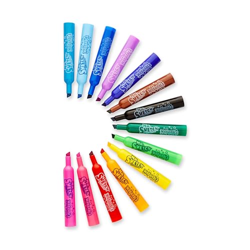 Image of Mr. Sketch Scented Markers,Chisel Point,Assorted,14 Count (Pack of 8)