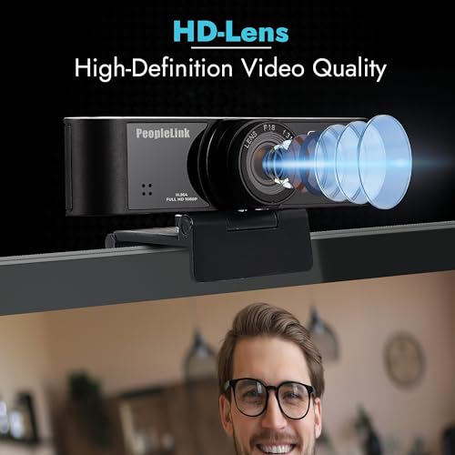Image of Orion C80 Full HD Webcam -1080p @30fps, 120 Field of View,Built-in Dual Mic,Plug and Play Setup for Video Call, Streaming, YouTube and More,Privacy Shutter with 4X Digital Zoom