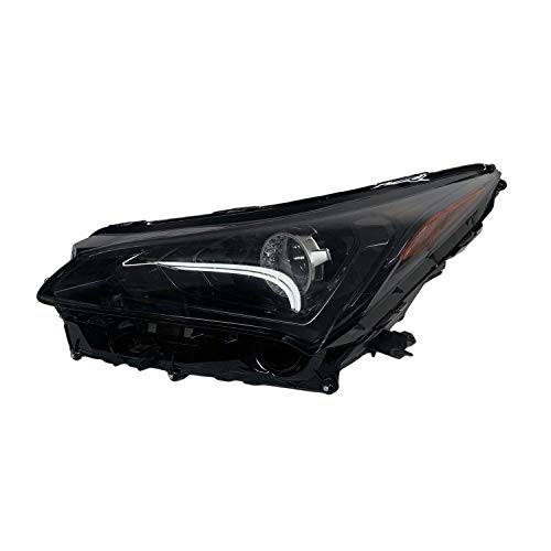 Driver Side Headlight Assembly - Single Beam Headlamp/OE Replacement | Restored to OEM | Compatible with 2018-2021 Lexus NX Without F-Sport