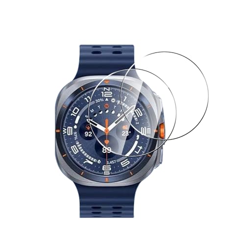 WFTE [Lot de 2 Verre Trempé pour Samsung Galaxy Watch 8 44mm, 0,26mm Film de Protection D'écran avec Haute Transparence à 99%, Anti-Trace Protecteur avec...