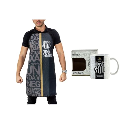 Kit Avental e Caneca Santos Oficial - Sude
