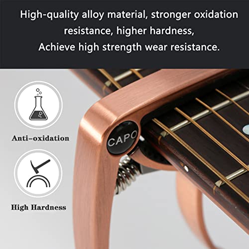 Namom Guitar Capo Guitar Tuner Guitar Picks Acoustic Guitar Accessories Trigger Capo For Acoustic And Electric Guitars Violin, Ukulele, Bass Includes Thin, Medium, Heavy & Extra Heavy Picks #TOP2