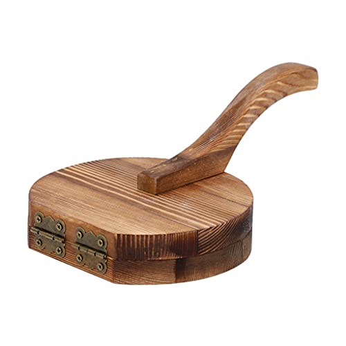 BUBEFSKD Wooden Dumpling Presser Wrapper Reusable Dough Pressing Tool Household Baking Pastry Tools Home Kitchen Gadget Accessories Baking Pastry Tool