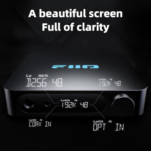 Image of FiiO K11 Desktop 1400W Power Balanced Headphone DAC & Amplifier 384kHz /24Bit DSD256 for Home Audio /PC 6.35mm /4.4mm /RCA /Coaxial /Optical (Black)