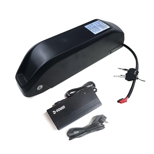 BAFANG E Bike Akkus (A Grade-Zelle) 48V20AH Elektrofahrrad Lithium Ionen Batterie mit Ladegerät für 250W 350W 500W 750W 1000W 1500W Mittel- und Radmotoren