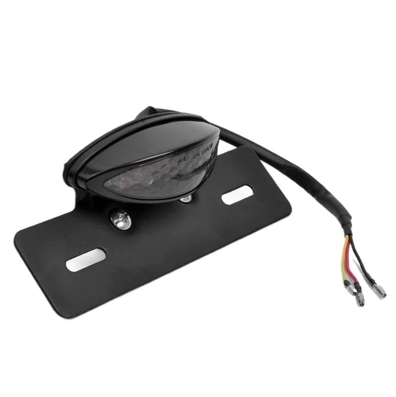Feu arrière de frein à LED pour moto et remorque avec éclairage de plaque