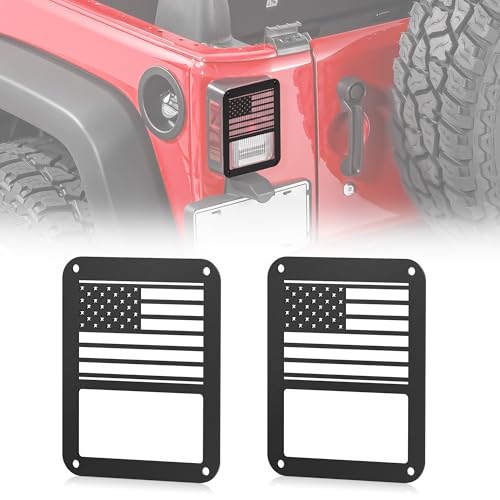 SOENBOO US Flag Tail Light Covers