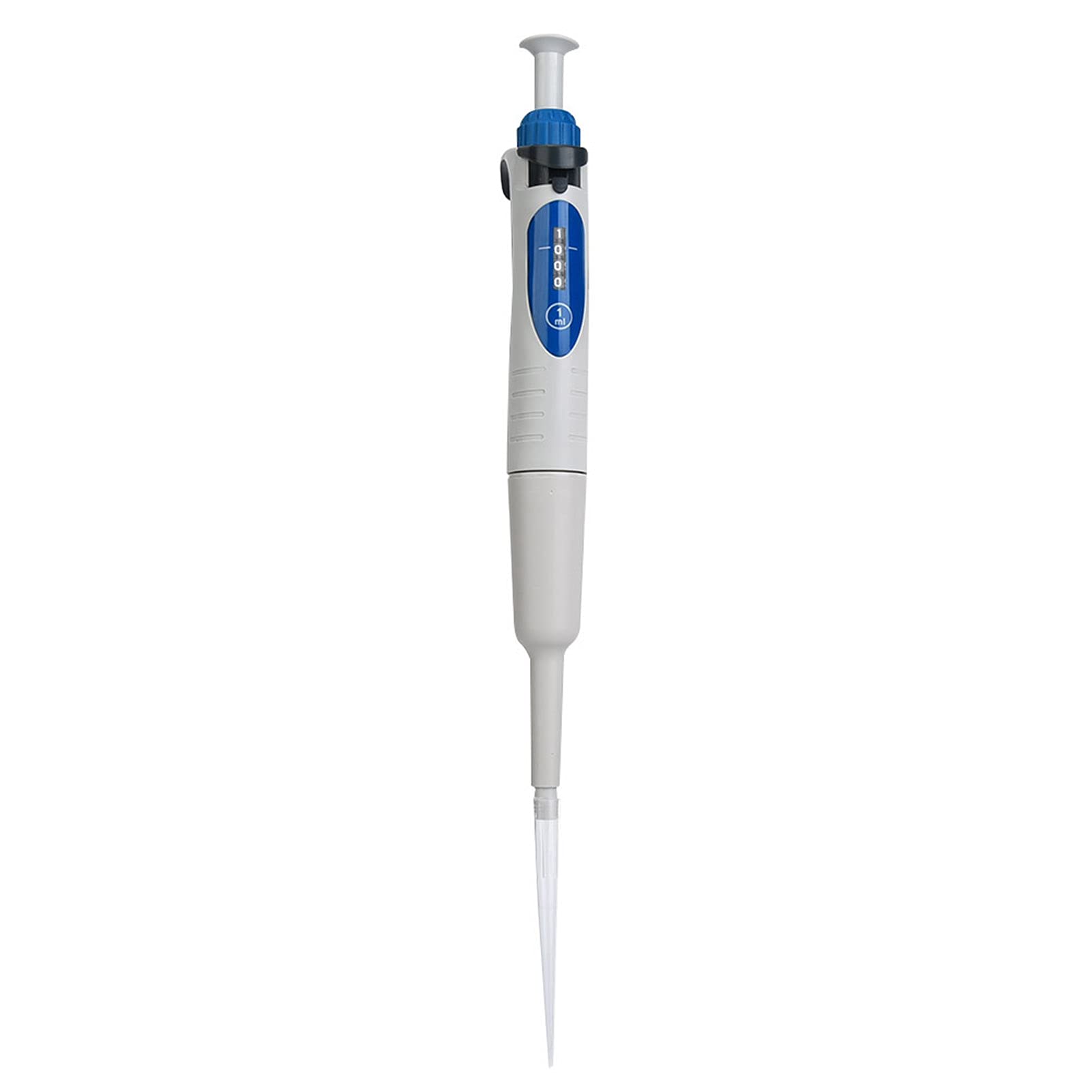 Pipette mit Volumenbereich von 100 bis 1000 Mikrolitern – manuell einstellbare Einkanal-Mikropipette A1000 für den Flüssigkeitstransfer im Labor – Digitalanzeige und