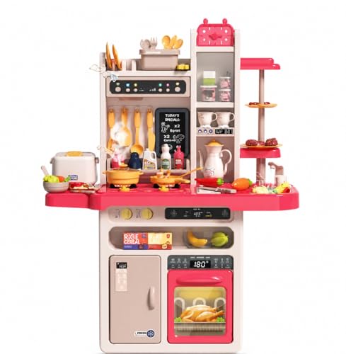 Image of Kids Kitchen Play Set with Lights & Sounds (81pcs)