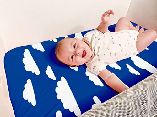 Bassinet Bed Sheets – Premium Bassinet Fitted Sheet For Halo, Mika Micky, Maxi Cosi & Others - 4 Pack 100% Jersey Knit - Bassinet Bedding For Standard Size Oval Or Halo Bassinet Pads For Boys & Girls #TOP1