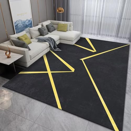 Tapis nordique géométrique salon 80x120 flanelle légère - 2