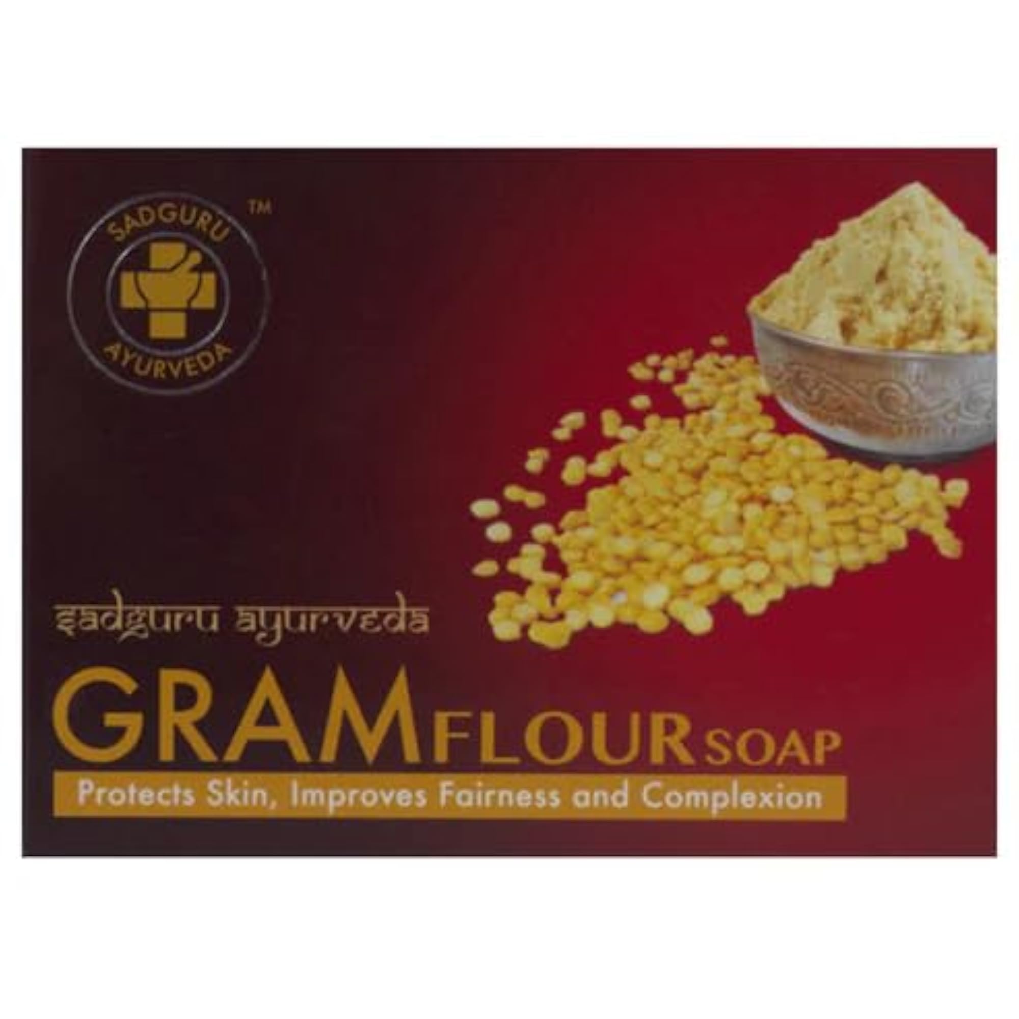 Sadguru Ayurveda Gram Flour Soap, Pack Of 6
