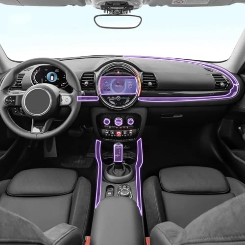 Protection console centrale Mini Clubman solution efficace contre les rayures de clés 18-23