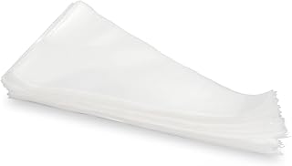 Prestee 100 Anti Burst Disposable 12 Inch Piping Bags - Strong Tipless Icing Bags for Pastry, Cake Decorating and Cookies - Food Safe Clear Frosting Bags for Baking - Cookie Decorating Tool