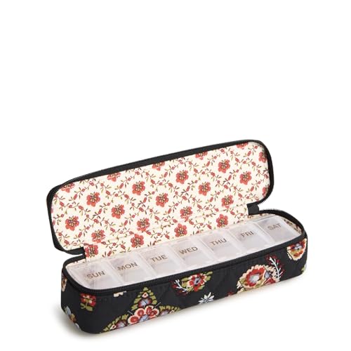 Image of Vera Bradley womens Travel Pill Case, Cotton Gabardine