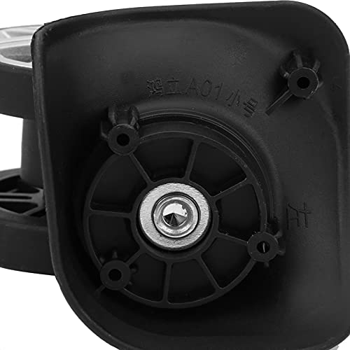 2 Peças de Rodas de Mala de Bagagem Mudo Universal, Roda Giratória 360, Rodas de Mala Duráveis ​​com