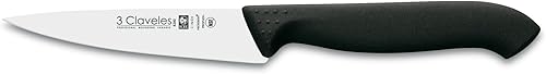 3 CLAVELES Cuchillo Verduras Proflex 10 cm - 4 Inch D 3C 08280, Alloy Steel, 1.25 Picometer