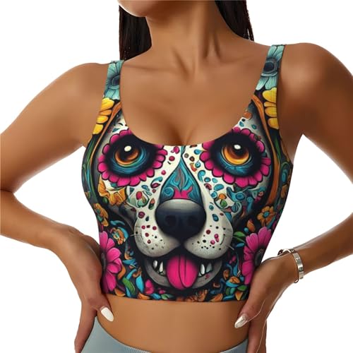 Women's Sexy Yoga Bras U-Shaped Back Athletic Vest Underwear for Workout