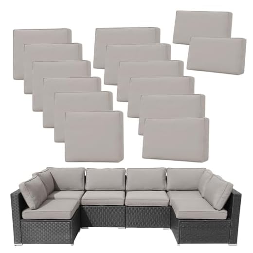 14-Piece Splashproof Cushion Cover Set