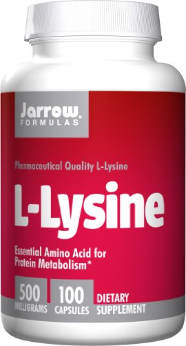 Jarrow Formulas - L-Lysine 500 mg - 100 Capsules Cover