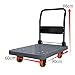 Platform Trolley Warehouse Folding Flatbed Cart Push Hand Truck with Wheels for Easy Luggage Parcel Tool Moving Dolly Hand Trolley On Wheels