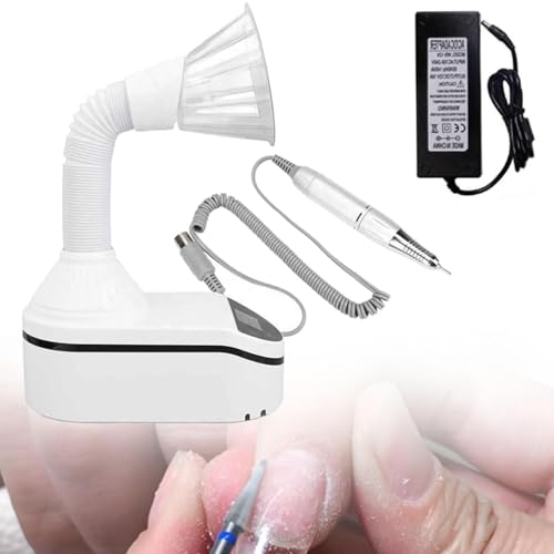 ネイルポリッシャー、電動ネイルケアマシン、高解像度タッチスクリーン、LED照明、230W強力吸引、活性炭フィルター、回転式真空チューブ