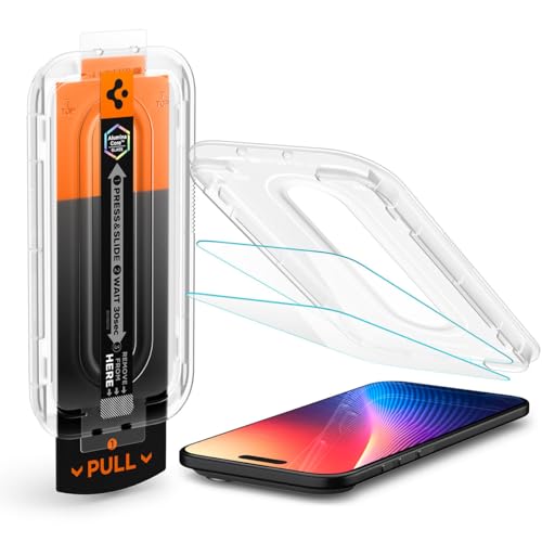 Image of Spigen EZ Fit Pro Tempered Glass Screen Protector Guard for iPhone Air [2 Pack]